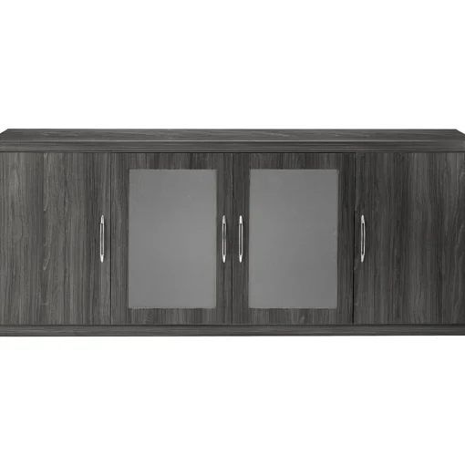 Safco Storage Cabinets<29 1/2"H Aberdeen Low Wall Cabinet , Gray Steel (ALCLGS)
