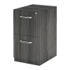 Safco File Cabinets<Aberdeen 15 1/4' 'Desk Pedestal, File/File, Gray Steel (AFF26LGS)