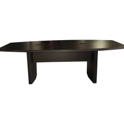 Safco Conference Room Tables<Aberdeen 120"W Boat-Shaped Conference Table, Mocha (ACTB10LDC)