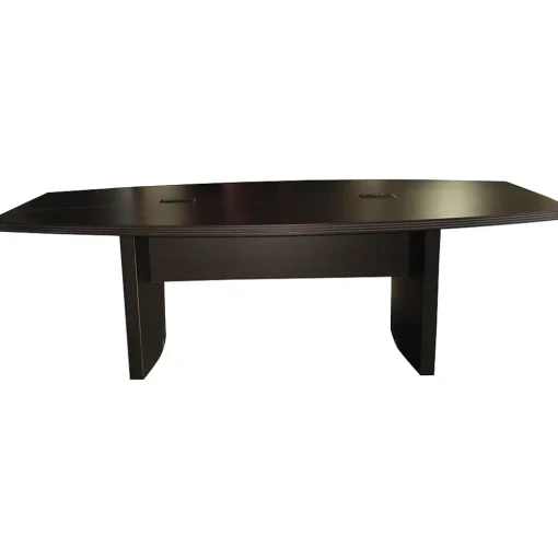 Safco Conference Room Tables<Aberdeen 120"W Boat-Shaped Conference Table, Mocha (ACTB10LDC)