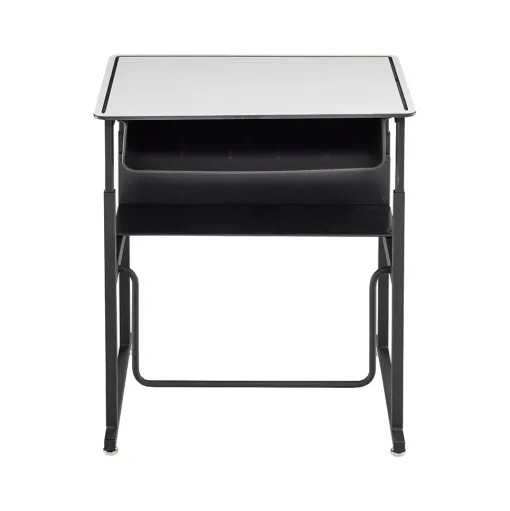 Safco Standing Desks<AlphaBetter 26" - 42" Plastic/Steel Adjustable Desk, White/Black (1204DE)