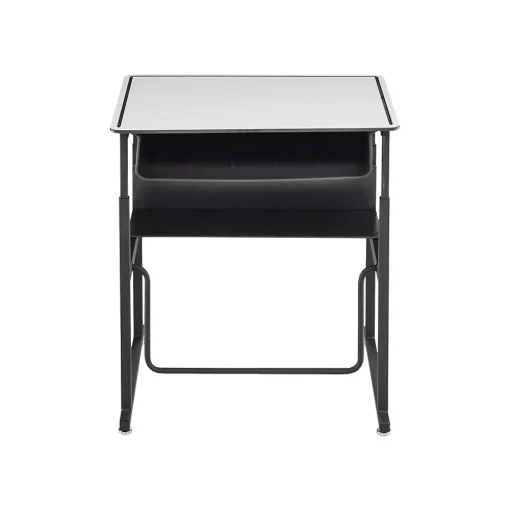 Safco Standing Desks<AlphaBetter 26" - 42" Plastic/Steel Adjustable Desk, White/Black (1204DE)