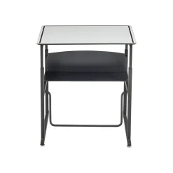 Safco Standing Desks<AlphaBetter 26" - 42" Plastic/Steel Adjustable Desk, White/Black (1203DE)