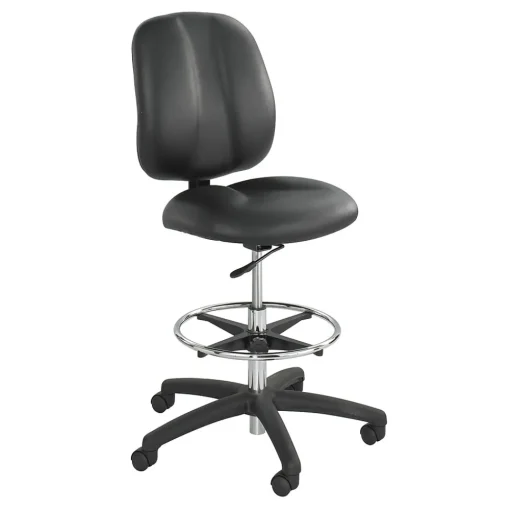 Safco Office Chairs<Apprentice Vinyl Computer and Desk Chair, Black (7084BL)