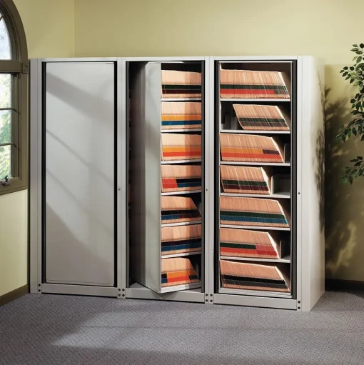 Safco File Cabinets<ARC High-Density File System, File Shelf, Legal, Pebble Gray (ARC3015RS)
