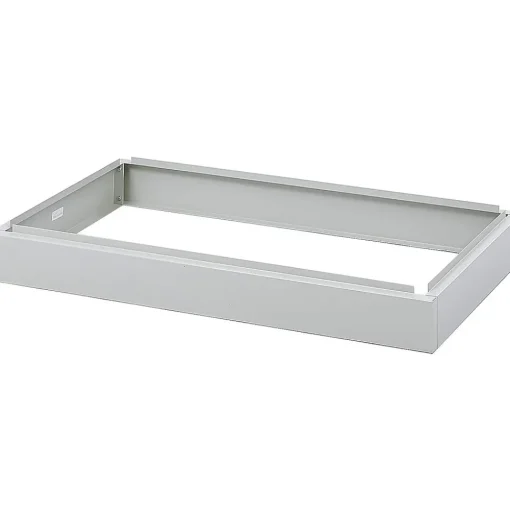 Safco File Cabinets<Closed Base for 5-Drawer Steel Flat File, Light Gray, Letter (4970LG)