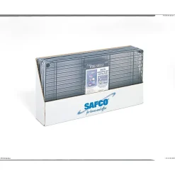 Safco Shelving<Commercial Extra 2-Shelf Metal Shelf, 48", Black (5242BL)