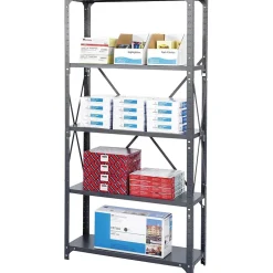 Safco Shelving<Commercial 4-Shelf Metal Unit, 36", Gray (6267)