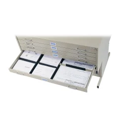Safco File Cabinets<® Drawer Divider for 5-Drawer Flat File Cabinet, Black (4980)
