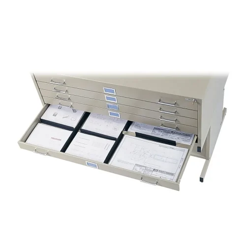 Safco File Cabinets<® Drawer Divider for 5-Drawer Flat File Cabinet, Black (4980)