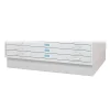 Safco File Cabinets<2-Drawer Flat File Cabinet Base, Specialty, White (4997WHR)