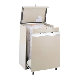 Safco File Cabinets<2-Drawer Mobile File Cabinet, Specialty Size, Lockable, 45"H x 32"W x 21.5"D, Beige (5023AH)