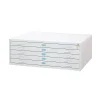 Safco File Cabinets<® Graphic Arts 5-Drawer Steel Flat File For 30" x 42" Documents, White