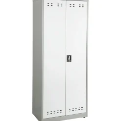 Safco Storage Cabinets<72"H Steel Storage Cabinet, Gray