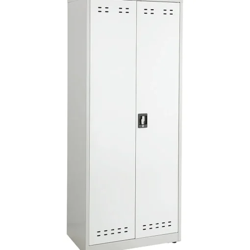 Safco Storage Cabinets<72"H Steel Storage Cabinet, Gray