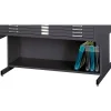 Safco File Cabinets<High Base Flat File Cabinet, Black (4977BL)