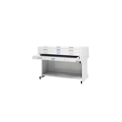 Safco File Cabinets<® High Base For 4994 Flat File, White