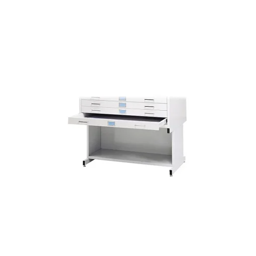 Safco File Cabinets<® High Base For 4994 Flat File, White