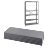 Safco Shelving<Industrial Metal Stand Alone, 48.03", Gray (6253)