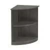 Safco Bookcases<Medina Bookcase 2 Shelf 29 1/2"H, Gray Steel (MVBQ2LGS)