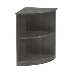 Safco Bookcases<Medina Bookcase 2 Shelf 29 1/2"H, Gray Steel (MVBQ2LGS)