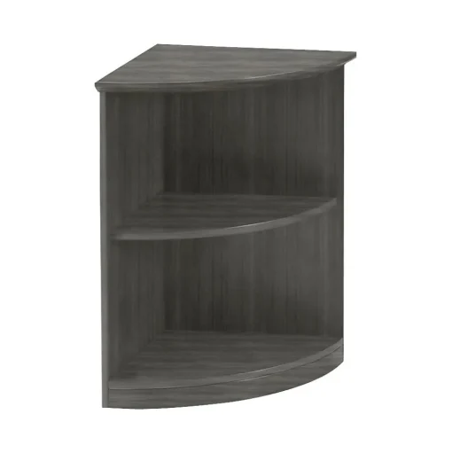 Safco Bookcases<Medina Bookcase 2 Shelf 29 1/2"H, Gray Steel (MVBQ2LGS)