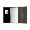 Safco Dry Erase<Medina Series Presentation Board, Gray Steel, 48"W x 48"H (MNPBLGS)
