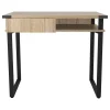 Safco Office Desks<Mirella SOHO 36"W Table Desk with Drawer, Sand Dune (5512SDD)