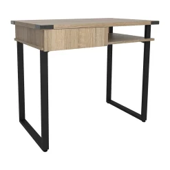Safco Office Desks<Mirella SOHO 36"W Table Desk with Drawer, Sand Dune (5512SDD)