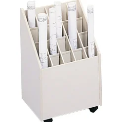 Safco File Cabinets<® Mobile Files, for Small Roll, Tube Size: 2-3/4x2-3/4", 20 Tubes/file