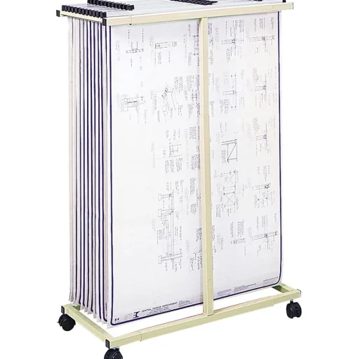 Safco File Cabinets<Mobile Vertical File Stand, Mobile/Pedestal, Tropic Sand (5059)