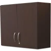 Safco Storage Cabinets<® Modular Break Room Breakroom Wall Cabinet, Asian Night/Black, 30"H x 36"W x 14"D