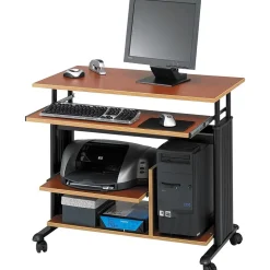 Safco Office Desks<Muv Mini Tower 36" Workstation Desk, Cherry (1927CY)