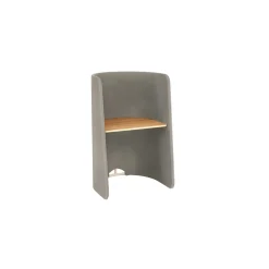 Safco Shelving<Roam Touchdown Study Carrel, Dark Gray (1958DG)
