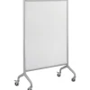 Safco Dry Erase<Rumba Screen Mobile Whiteboard, Aluminum Frame, 36" x 54" (2014WBS)