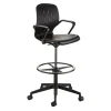 Safco Office Chairs<® Shell™ Vinyl Upholstered Extended-Height Chair, Black (7014BL)