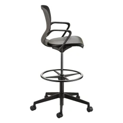 Safco Office Chairs<® Shell™ Vinyl Upholstered Extended-Height Chair, Black (7014BL)