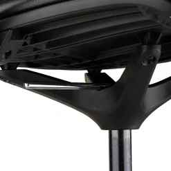 Safco Office Chairs<® Shell™ Vinyl Upholstered Extended-Height Chair, Black (7014BL)