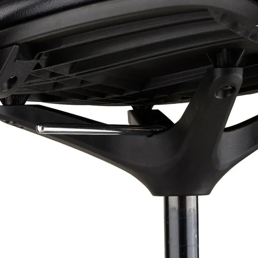 Safco Office Chairs<® Shell™ Vinyl Upholstered Extended-Height Chair, Black (7014BL)