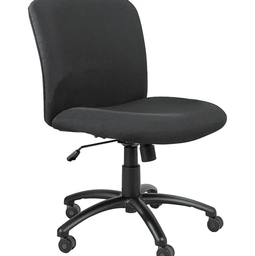 Safco Office Chairs<Uber Fabric Computer and Desk Chair, Black (3491BL)