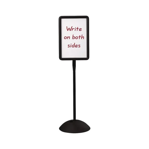 Safco Dry Erase<Write Way Plastic Dry-Erase Whiteboard, Less than 2' x 2' (4117BL)