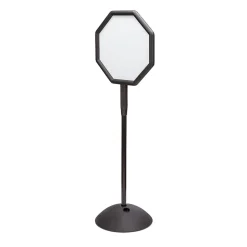 Safco Dry Erase<WriteWay Dry-Erase Paint Mobile Whiteboard, Black Frame, 1.88' x 5.42' (4118BL)