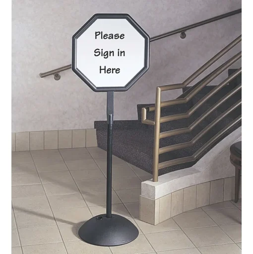 Safco Dry Erase<WriteWay Dry-Erase Paint Mobile Whiteboard, Black Frame, 1.88' x 5.42' (4118BL)