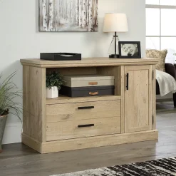 Sauder File Cabinets<Aspen Post File Credenza, Letter/Legal Size, Prime Oak (427020)