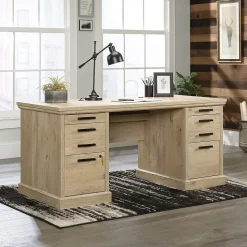 Sauder Office Desks<Aspen Post 65"W Executive Computer Desk, (426487)