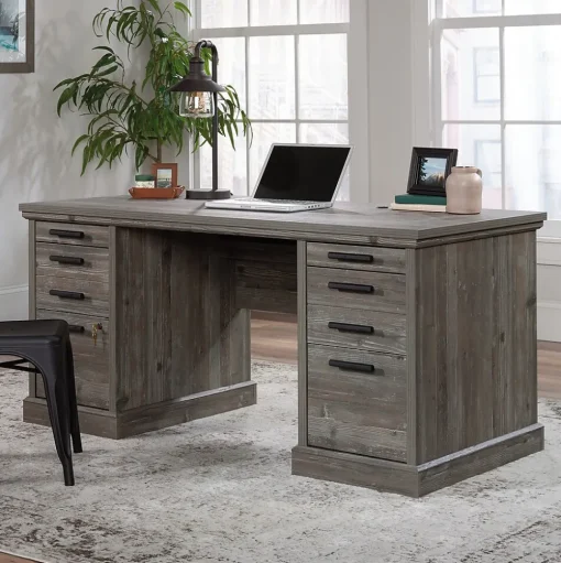 Sauder Computer Desks<Aspen Post 65"W Executive Computer Desk, (433677)
