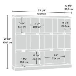 Sauder Bookcases<Barrister Lane Bookcase, Salt Oak (414726)