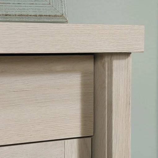 Sauder Storage Cabinets<Costa 30"H Storage Cabinet with 2 Shelves, Chalked Chestnut (419960)