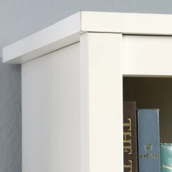Sauder Bookcases<Cottage Road 71"H 5-Shelf Bookcase with Adjustable Shelves, Soft White (417593)