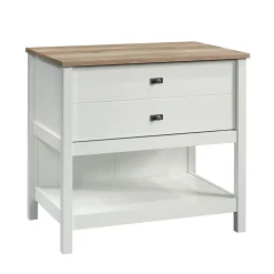 Sauder File Cabinets<Cottage Road Lateral File Cabinet, Letter/Legal Size, 30"H x 32"W x 22"D, Soft White (427307)
